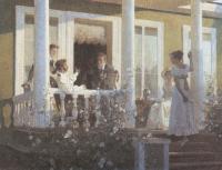 Дмитрий Белюкин. Пушкин и Языков в Михайловском. 1991