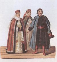 Фёдор Солнцев. Одежда бояр при Петре 1