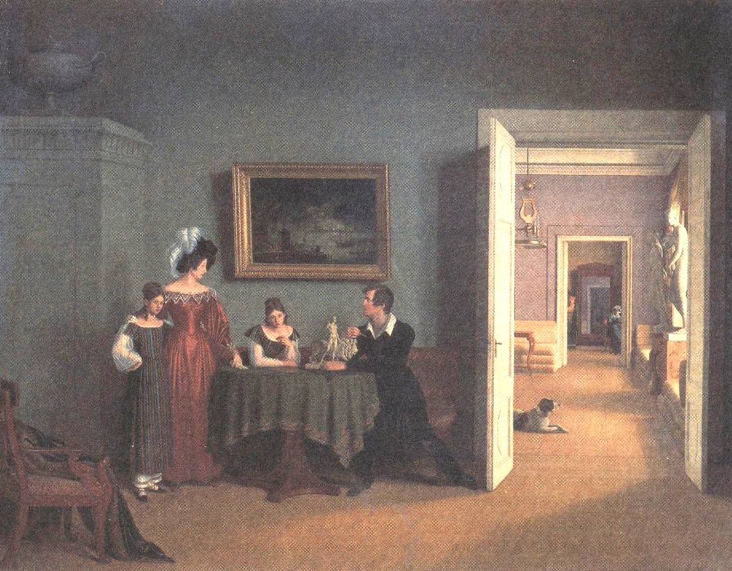 Фёдор Толстой. Семейный портрет. 1830