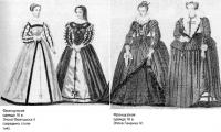 Французские наряды XVI века