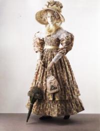 Хлопковое платье 1828г.