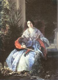 Карл Брюллов. Портрет светлей княгини Елизаветы Павловны Салтыковой. 1841