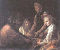 Михаил Шибанов. Крестьянский обед. 1774