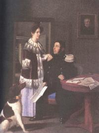 Неизвестный художник. Семейный портрет. 1830