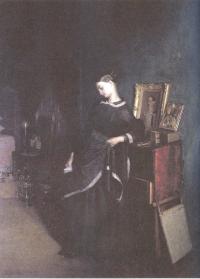 Павел Федотов. Вдовушка. 1850-1851