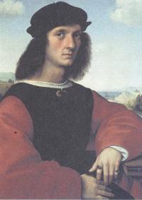 Рафаэль Санти. Портрет Аньоло Дони. 1505-1507