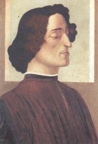 Сандро Ботичелли. Портрет Джулиано Медичи. Около 1478