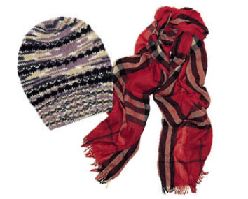 Шапка, перчатки, шарф