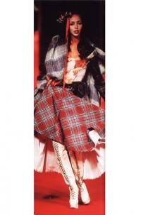 Шотландская клетка в коллекции осень-зима 93/94, модельер В.Вествуд