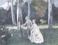 Виктор Борисов-Мусатов. Прогулка. 1901
