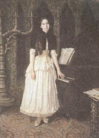 Виктор Васнецов. Портрет Елены Адриановны Праховой. 1894