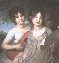 Владимир Боровиковский. Портрет княжон Анны и Варвары Гагариных. 1802