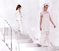 Эволюция фасона свадебного платья