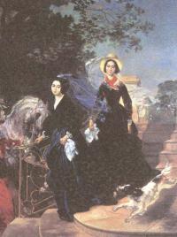 Карл Брюллов. Портрет сестер Шишмаревых. 1839