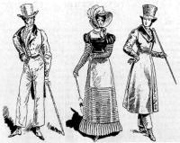 Костюмы и платья эпохи Реставрации