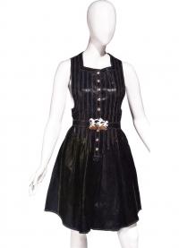 Кожаное платье-передник (Джин Муир, 1970-е)