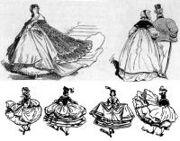 Мода Франции эпохи кринолина