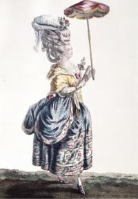 Платье-полонез (гравюра 1779 г.)
