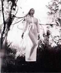 Полупрозрачное платье от Кристиана Диора (1968 г)