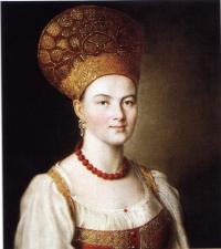 Портрете неизвестной в русском костюме (Аргунов, 1784)