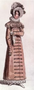 Женское пальто в военном стиле (1818г.)