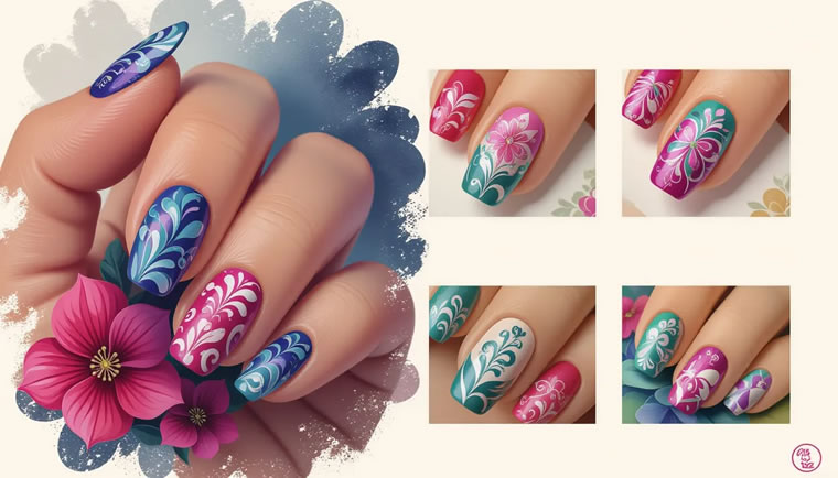 Методика ручной художественной росписи в дизайне ногтевых пластин